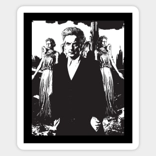 Doctor Who: 12th Doctor And Weeping Angels Sticker